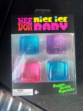 Nice Ice Baby Kids Squish Toy - Pink, Blue, Purple